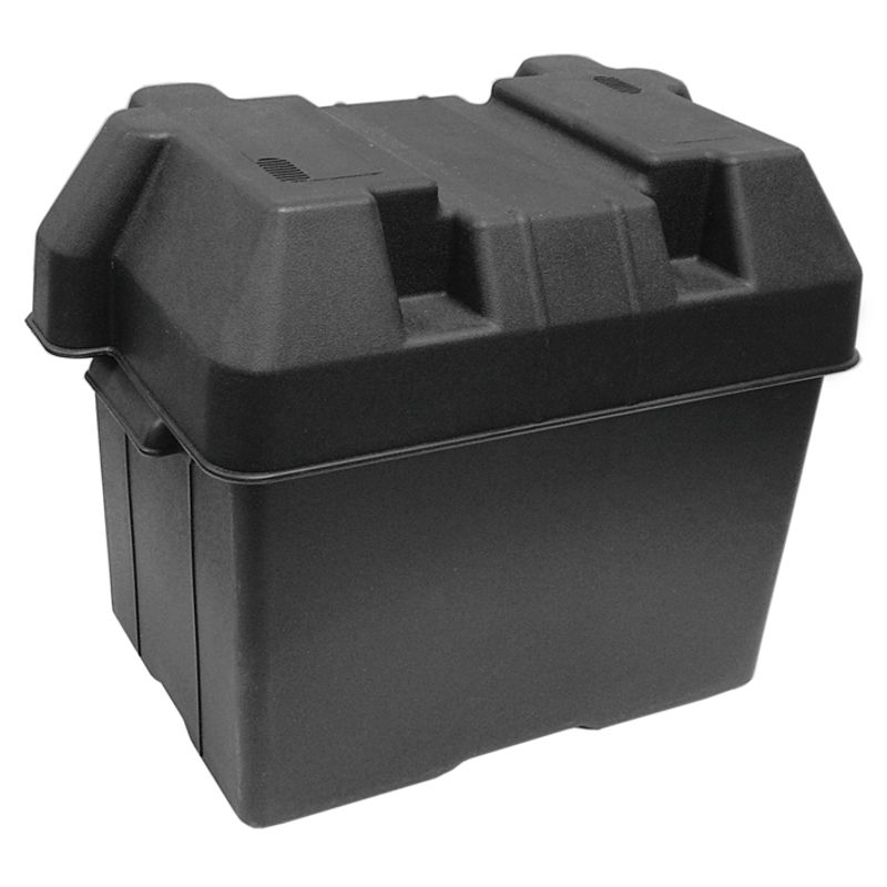 LARGE PLASTIC BATTERY BOX 320 X 180 X 195MM