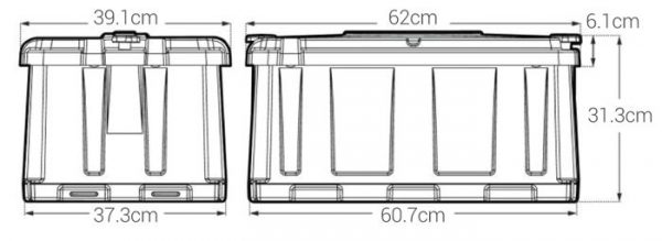 NOCO COMMERCIAL BATTERY BOX SUITS N200 BATTERIES